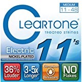 Cleartone CL9411 Jeu de Cordes pour Guitare Electrique Bleu
