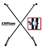 CLIFTON Stand pour clavier PROFI, en forme de X, stable, réglable en hauteur, pliable