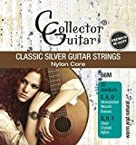 CollectorGuitar Cordes de Guitare de concert 66M Classic Argent Guitare Strings Nylon Core