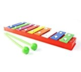 Colourful Childrens Toy Glockenspiel + Free Beaters