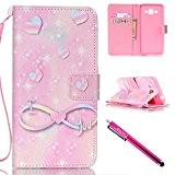 Coque Galaxy Grand Prime G530 G530 G530H G5308, Firefish [Slots pour carte] [Kickstand] Flip Folio Wallet Case Cuir synthétique Shell ...