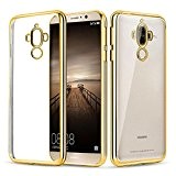 Coque Huawei Mate 9 , MTURE Placage Coque Huawei Mate 9 Housse Etui Couverture Gel Silicone Clair Transparente Case Ultra ...