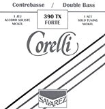 Cordes Corelli Contrebasse Accord solo Taille 4/4 et 3/4;La Nickel; Extra Fort