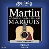Cordes MARTIN M1200 MARQUIS BRONZE 80/20 MEDIUM 13-56 Cordes guitares folk