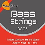 Cordes pour guitare basse Coban Guitars Deluxe dcg3 Basse Super Doux Peut également être utilisée sur les long manche 1 packet