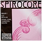 Cordes Thomastik Violoncelle Spirocore Noyau spirale Do Tungstène filé. 4/4; Souple