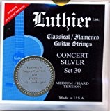CUERDAS GUITARRA CLASICA - Luthier (LU/30SC) Super Carbon Concert Silver 30 (Juego Completo)