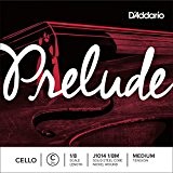D'Addario Bowed Corde seule (Do) pour violoncelle D'Addario Prelude, manche 1/8, tension Medium