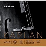 D'Addario Bowed Corde seule (La) pour violoncelle D'Addario Kaplan, manche 4/4, tension Medium