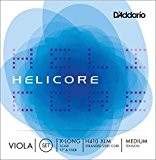 D'Addario Bowed Jeu de cordes pour alto D'Addario Helicore, « Extra-Long Scale », tension Medium