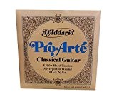 D'Addario Cordes en nylon noir pour guitare classique D'Addario Pro-Arte EJ50, Hard