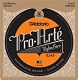 D'Addario Cordes en nylon pour guitare classique D'Addario Pro-Arte EJ43, Light