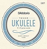 D'Addario Cordes en titane pour ukulele D'Addario EJ87T, Tenor