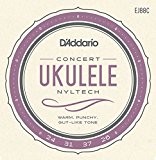 D'Addario Cordes Nyltech pour ukulele D'Addario EJ88C, Concert