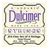 D'Addario Cordes pour dulcimer 4 cordes D'Addario J64