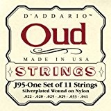 D'Addario Jeu de 11 cordes pour Oud D'Addario J95