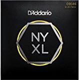 D'Addario NYXL0946 Jeu de 6 cordes Nickel Wound Super Light Top / Regular Bottom 09-46