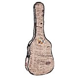 De haute qualité rétro style journal 420D Oxford Sac pour Guitare Folk Étui de protection pour guitare 41 106,7 cm 42inches
