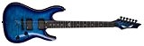 Dean Guitars C450 FM TBL Guitare électrique Custom 450 Flame Top avec EMG - Translucent Blue
