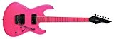 Dean Guitars Custom Zone Guitare électrique au corps solide en aulne équipée de 2 micros Humbucker Rose fluo