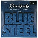 Dean Markley 2554 Jeu de cordes pour guitare électrique Bluesteel CL 09-11-16-26-36-46
