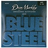 Dean Markley 2555 Jeu de cordes pour guitare électrique Bluesteel Jazz 12-54