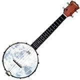 Delta DUB Bleu - 1 Ukulélé Banjo avec pièces en laiton