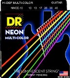 DR Strings NEON 10-46  Jeu de Cordes pour Guitare Electrique Multicolore