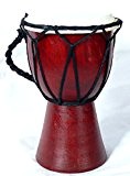 Drum Africain instrument Djembe 15 cm Tambour Tam Tam Bongo Bois Artisanat djembé Afrique Africa