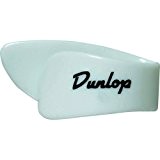 Dunlop 9002 Sachet de 12 Onglets de pouce Medium Blanc