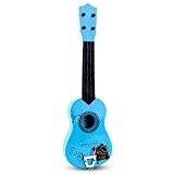 E Support TM Instrument de musique Kid Enfant Guitare acoustique pour débutant 6 cordes pour guitare Rose Mini 65cm bleu