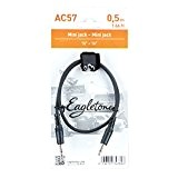 Eagletone AC57 Mini Jack MONO 3.5 50CM Câble adaptateur Noir