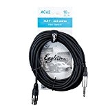 Eagletone AC62 XLR Femelle/Jack Stereo Câble adaptateur 10 m Noir
