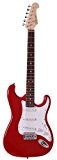 Eagletone Sun State Guitare électrique type Stratocaster Rouge