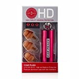 EarPeace HD: Protection auditive Haute Fidélité (Bouchons d'oreilles) - Bouchons Marrons / Étui Rouge