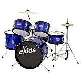 EKids DSJ100B Kit de batterie pour enfant Bleu