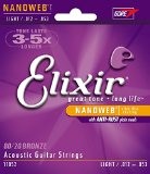 Elixir CEL 11052 Corde pour Guitare acoustique nanoweb l 12-53
