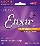 Elixir CEL 11102 Corde pour Guitare acoustique nanoweb m 13-56