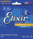 Elixir CEL 12052 Corde pour Guitare électrique nanoweb L 10-46