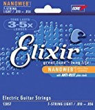 Elixir CEL 12057 Jeu de 7 Cordes pour Guitare électrique 10-13-17-26-36-46-5656