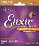 Elixir CEL 16052 Corde pour Guitare acoustique en Bronze phosphoreux L 12-53