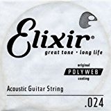 Elixir singles (.022-.059) polyweb acoustic .024