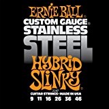 Ernie Ball 2247 Jeu de cordes 9-46 Hybrid Slinky Stainless Steel