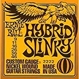 Ernie Ball : Hybrid Slinky Jeu de cordes de guitare. Pour Guitare Électrique