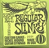 Ernie Ball: Regular Slinky Guitar String Set. Pour Guitare Électrique