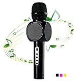 ESHISHANG Multi Magic Karaoke player Portable Wireless Bluetooth Microphone with Mic Speaker Condenser Fashion Home Mini Karaoke Player,KTV Singing Record ...