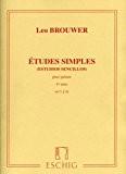 Etudes simples Volume 1 (Nos1-5) - Guitare