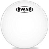 Evans Peau ténor de grosse caisse de fanfare blanche Evans MX, 10 pouces