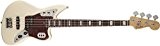Fender 0194700705 American Standard Jaguar Bass Touche Palissandre Guitare électrique - OLYMPIQUE Blanc