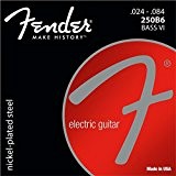 Fender 250B6 BASS VI Jeu de Cordes pour Guitare électrique .024-.084